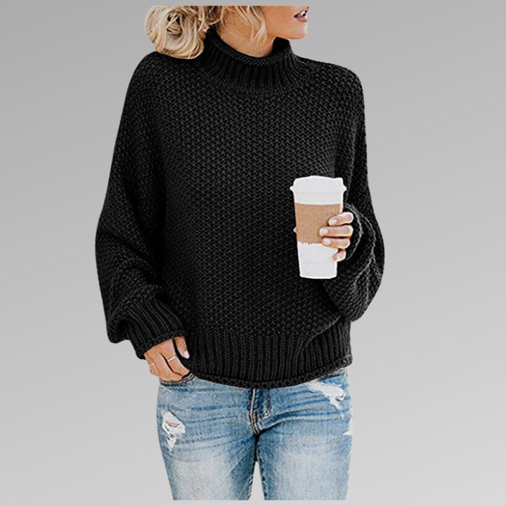 Victoria | Strickpullover mit Stehkragen