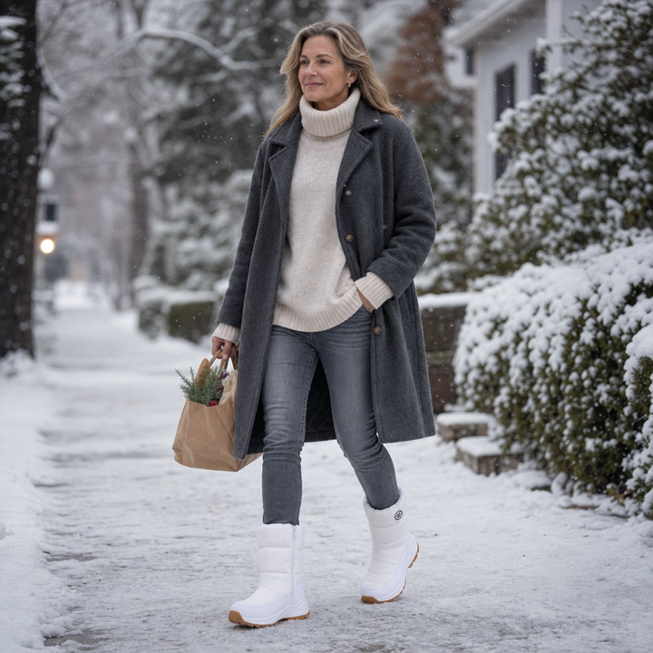 Archwalk | Arch Support Snow Boots – Mid-Calf Style for Women