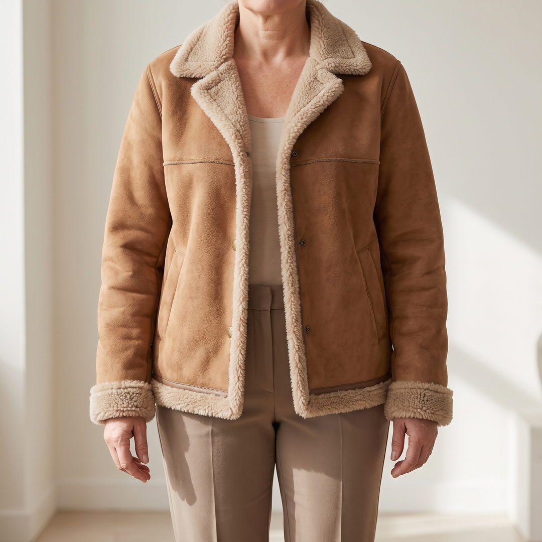 Ruba | Shearling-Lined Jacket – Timeless Cozy Style for Women