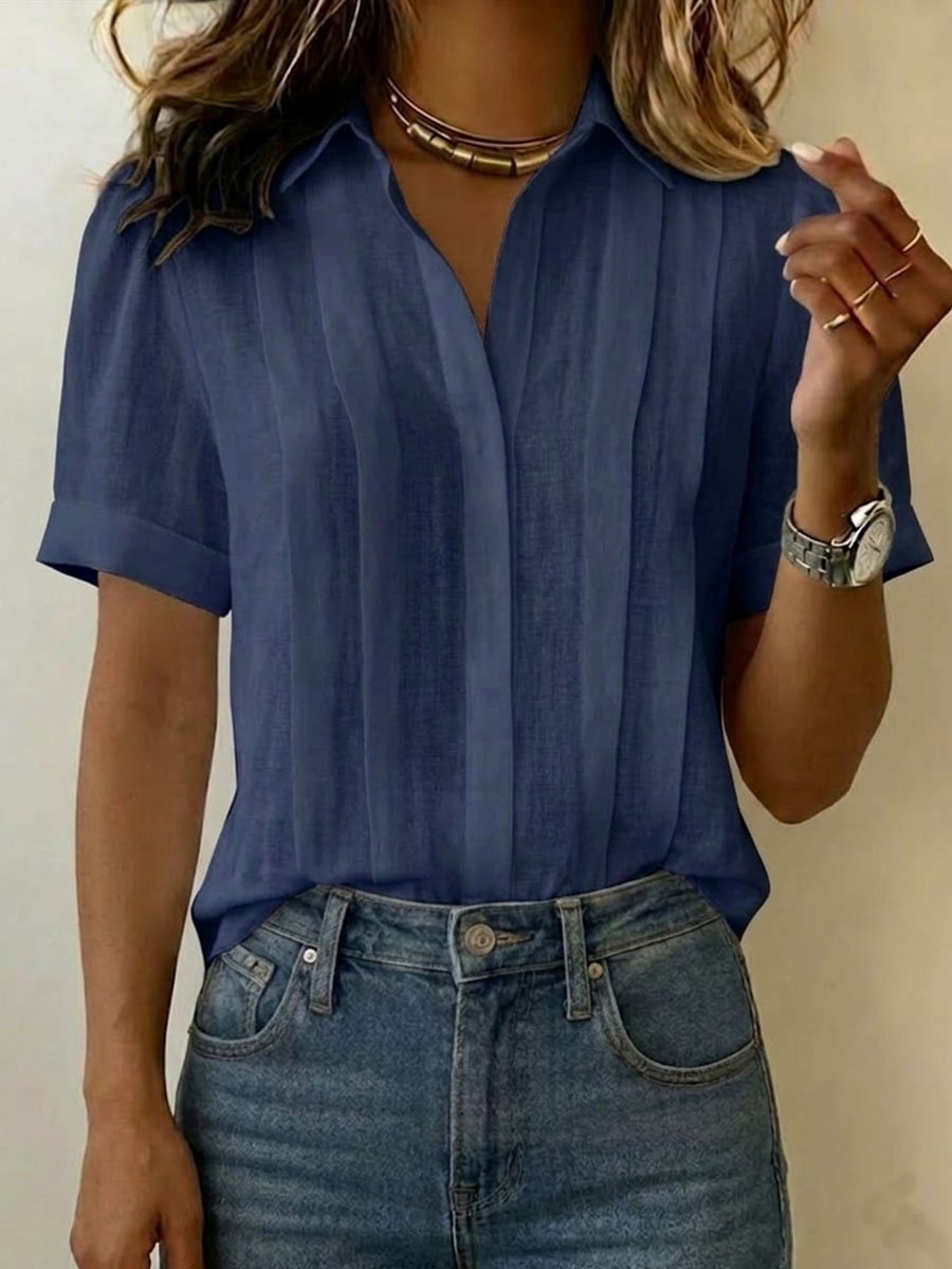 Maren | Short-Sleeve Blouse – Timeless and Versatile Style