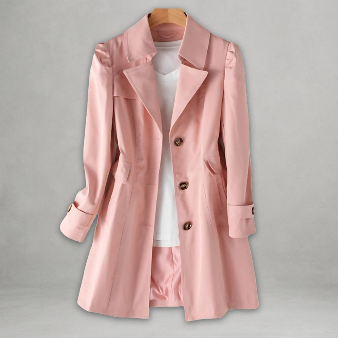 Colette | Women's Elegant Tailored Cotton-Nylon Trench Coat