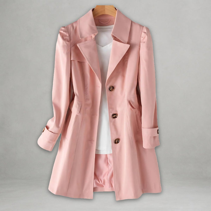 Colette | Women's Elegant Tailored Cotton-Nylon Trench Coat