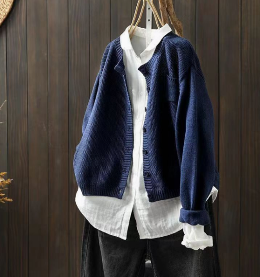 Evelisse | Lässige, oversized Strickjacke für Damen