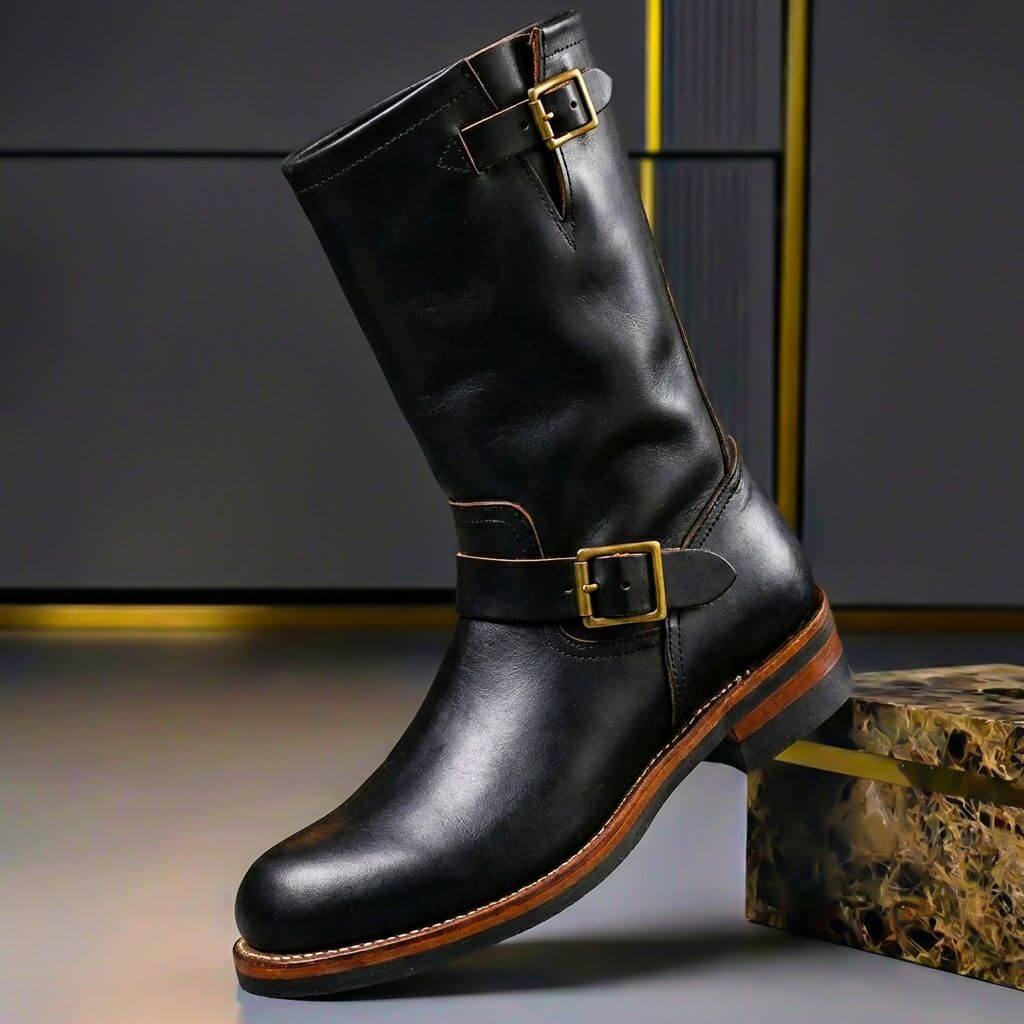 Bennett | Retro Leather Vintage Boots