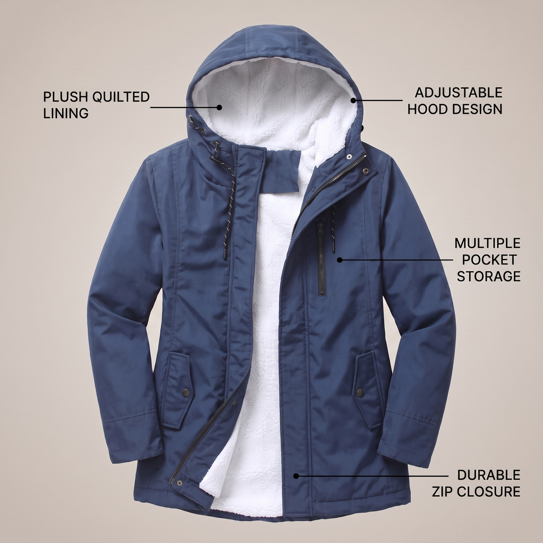 Frosthaven | Parka with Elegant Hood Design for Women