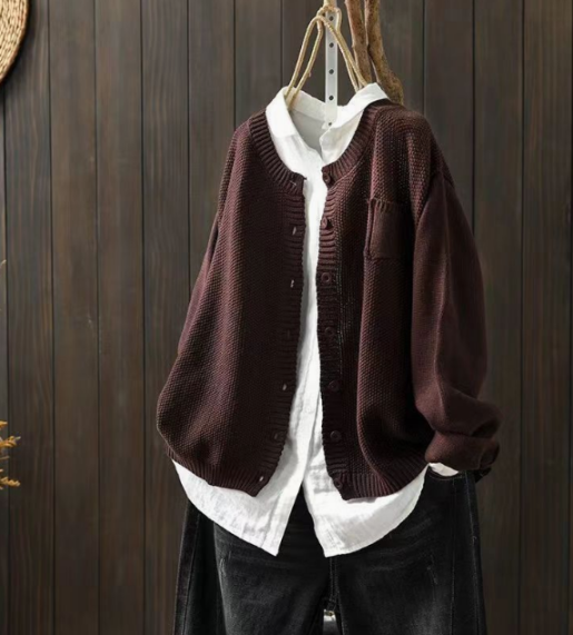 Evelisse | Lässige, oversized Strickjacke für Damen