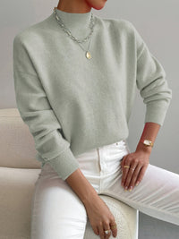 Vivienne | Strickpullover mit Stehkragen