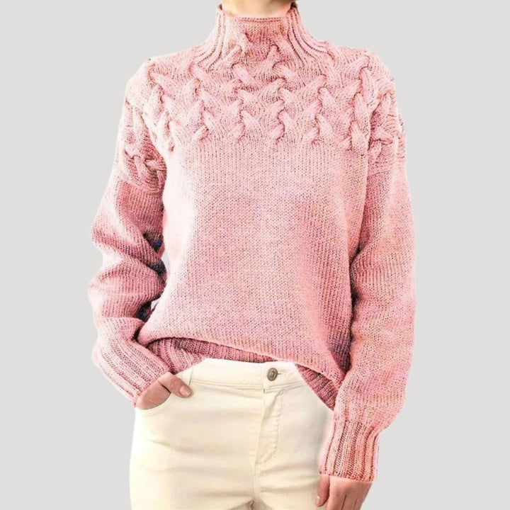 Colette | Cable Knit Turtleneck Sweater