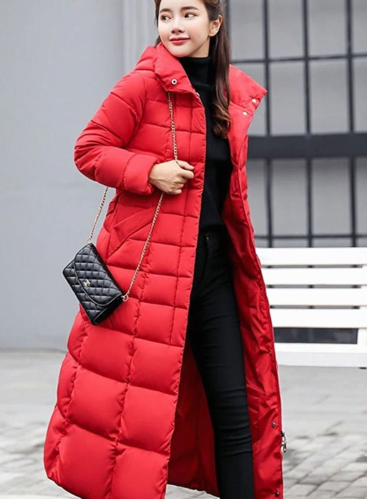 Pavella | Puffer Coat – Maxi Quilted Style for Women