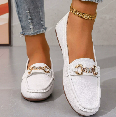Elise | Klassische Damen-Loafer aus Leder zum Hineinschlüpfen