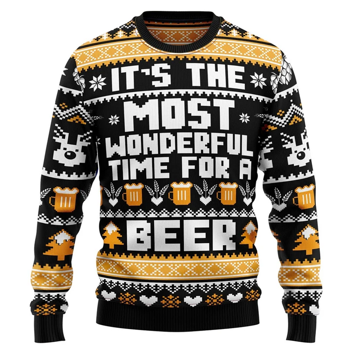 Riley | Beerfest Christmas Sweater – Fun Unisex Style