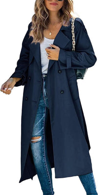 Astrid | Trench doppiopetto oversize ed elegante da donna