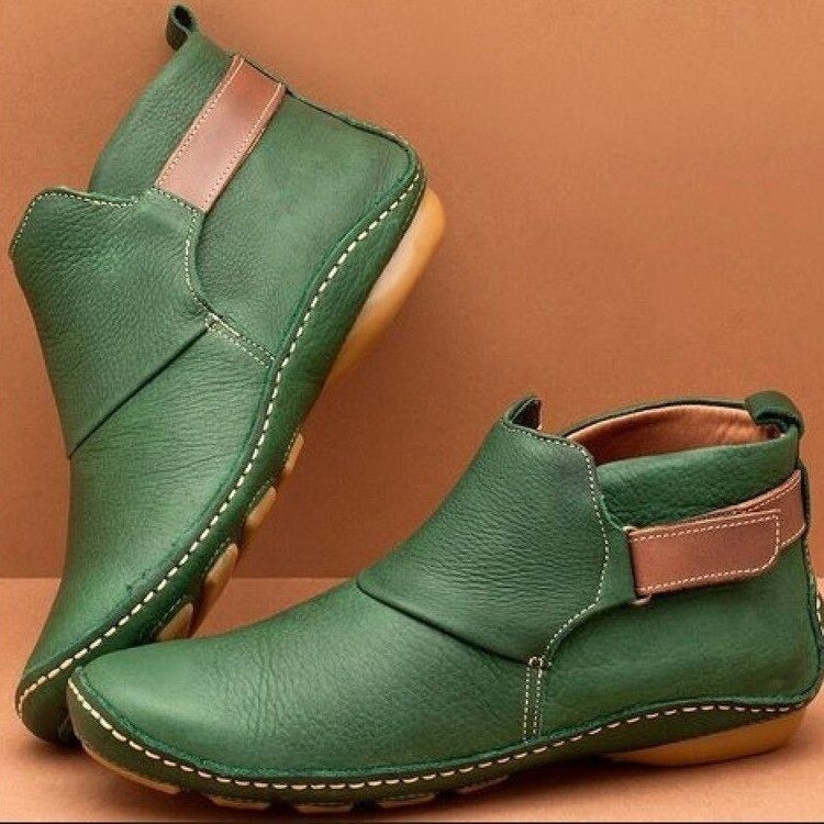 Celestine | Women's Casual Leather Ankle Boots