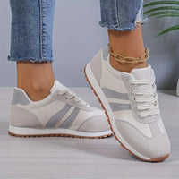 Valeria | Sneakers ortopediche bicolore con lacci e supporto