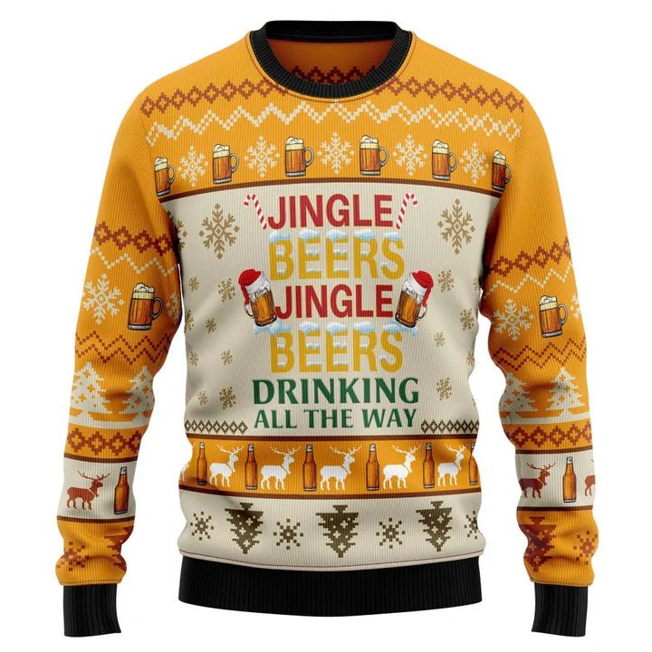Riley | Beerfest Christmas Sweater – Fun Unisex Style