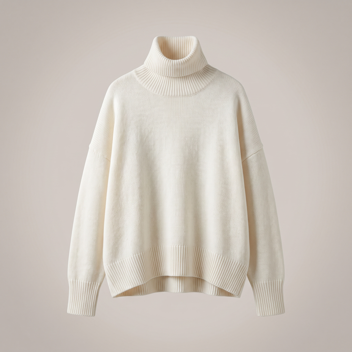 Aria | Oversized Turtleneck Sweater for Effortless Style