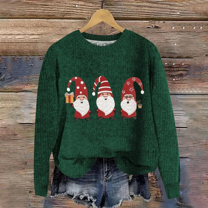 Angelika | Christmas Sweater with Santa Design for Everyone