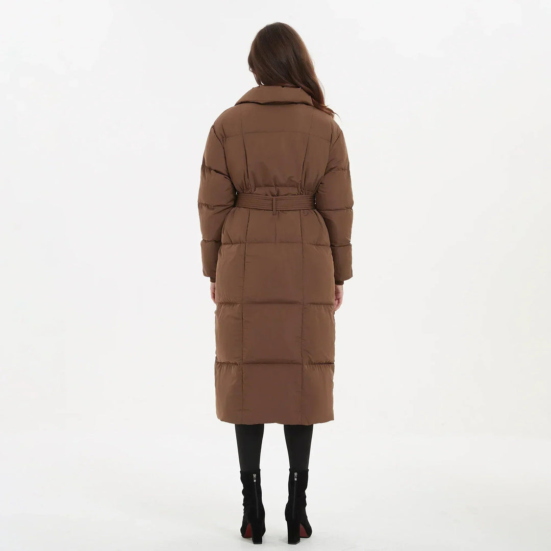 Velora | Quilted Puffer Coat – Stylish Mid-Length Design for Women