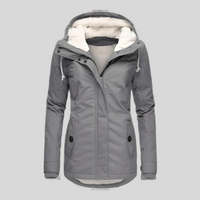 Celeste | Waterproof Fleece-Lined Hooded Winter Jacket