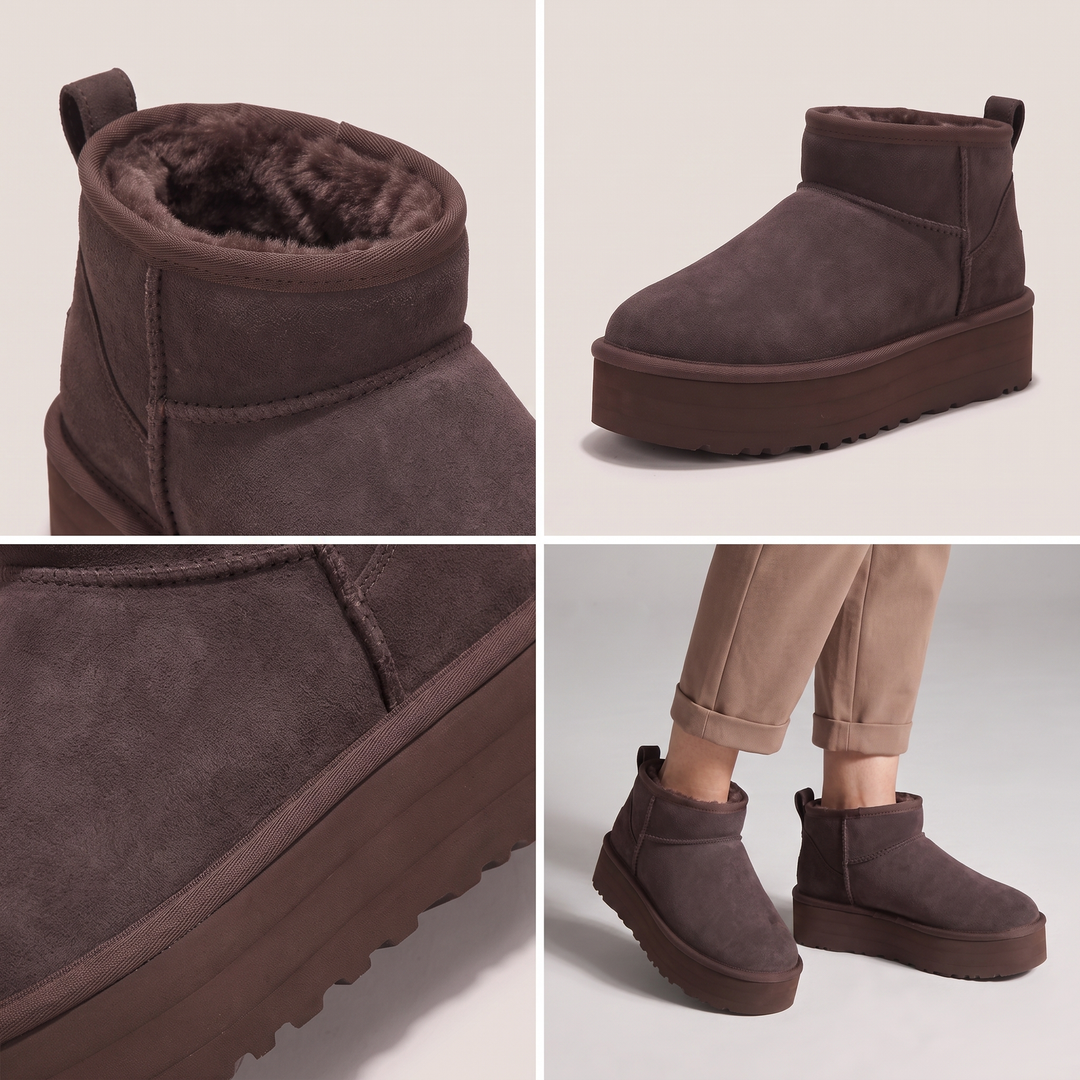 Vellara | Shearling Ankle Boots – Classic Cozy Style for Women