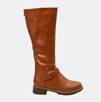 Aurelia | Women's Tall Riding Knee-High Block Heel Boots