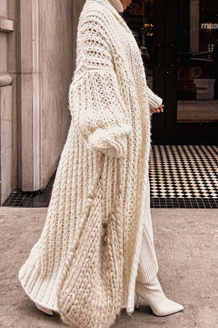Marielle | Cardigan lungo oversize in maglia spessa