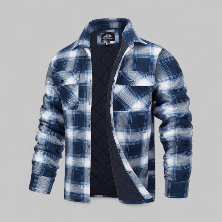 Tobias | Flannel Shirt Jacket – Comfortable Plaid Style