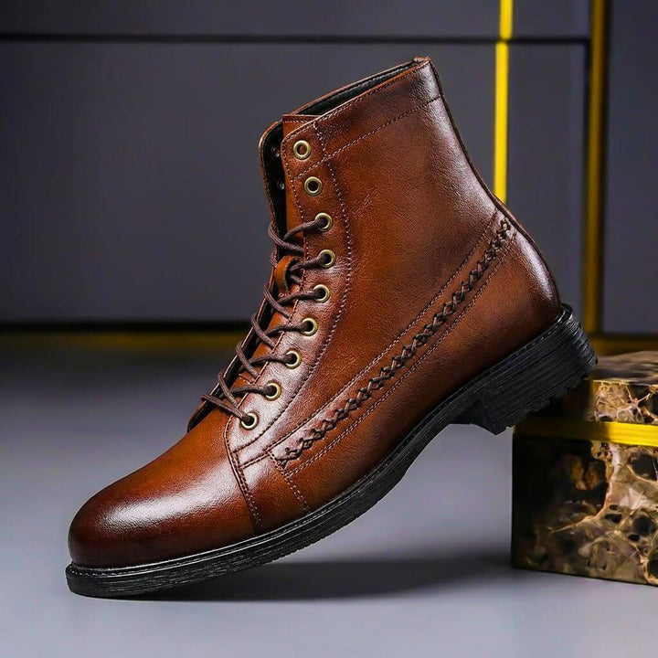 Emerson | Genuine Italian Leather Vintage Boots