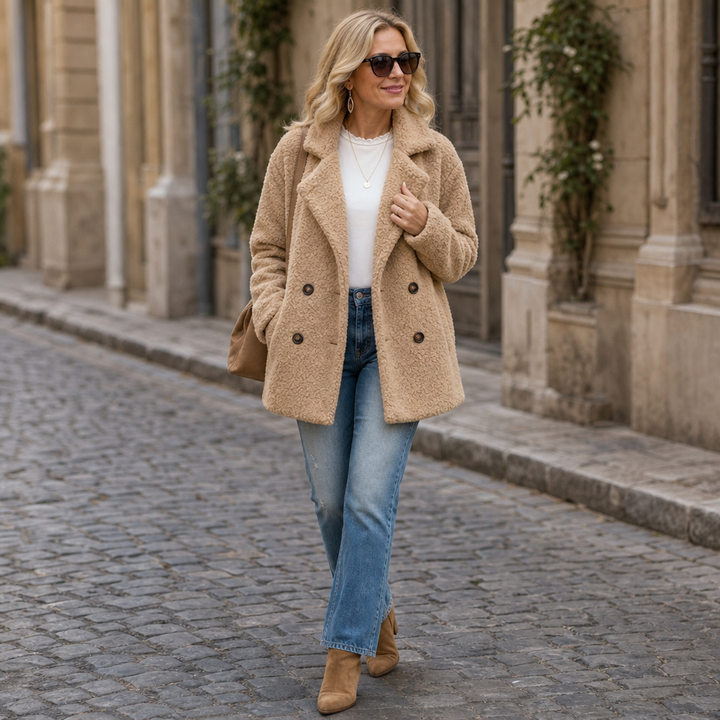 Cozelle | Teddy Fleece Winter Jacket – Chic & Warm Style
