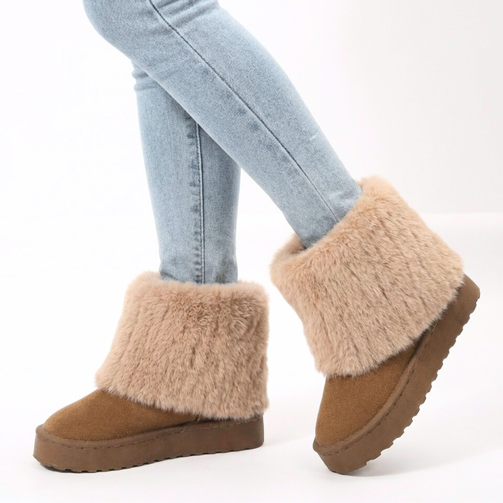 Nolia | Fur Boots – Plush Faux-Fur Style for Comfort