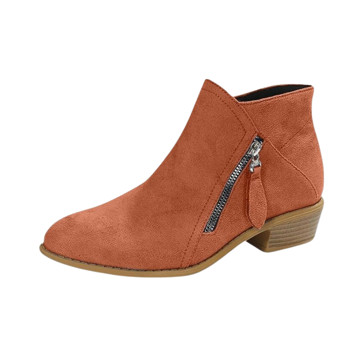 Aurelia | Women's Elegant Suede-Look Tassel Ankle Boots