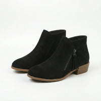 Aurelia | Women's Elegant Suede-Look Tassel Ankle Boots
