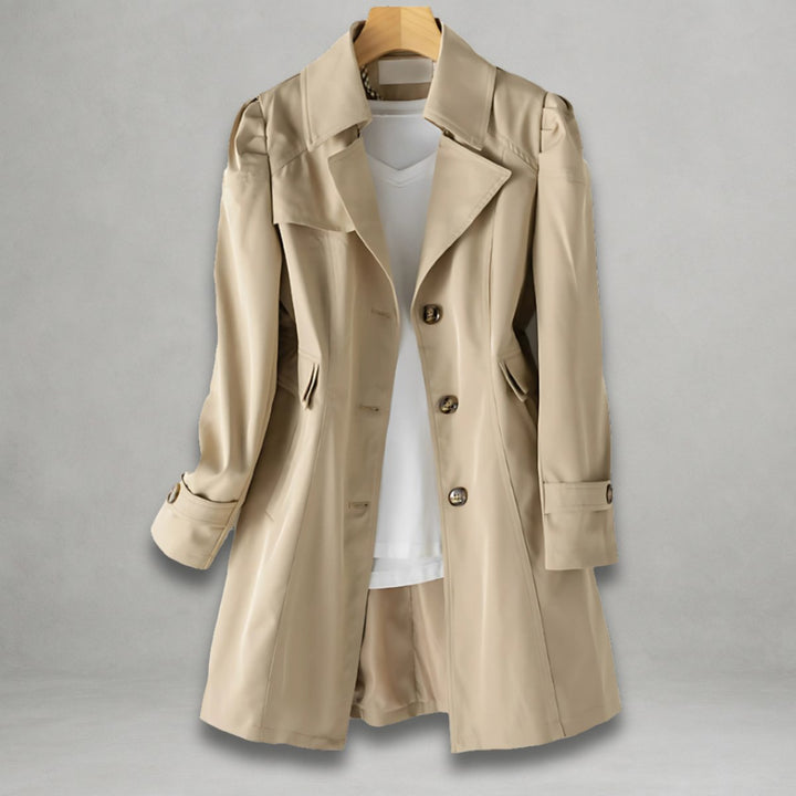 Colette | Women's Elegant Tailored Cotton-Nylon Trench Coat