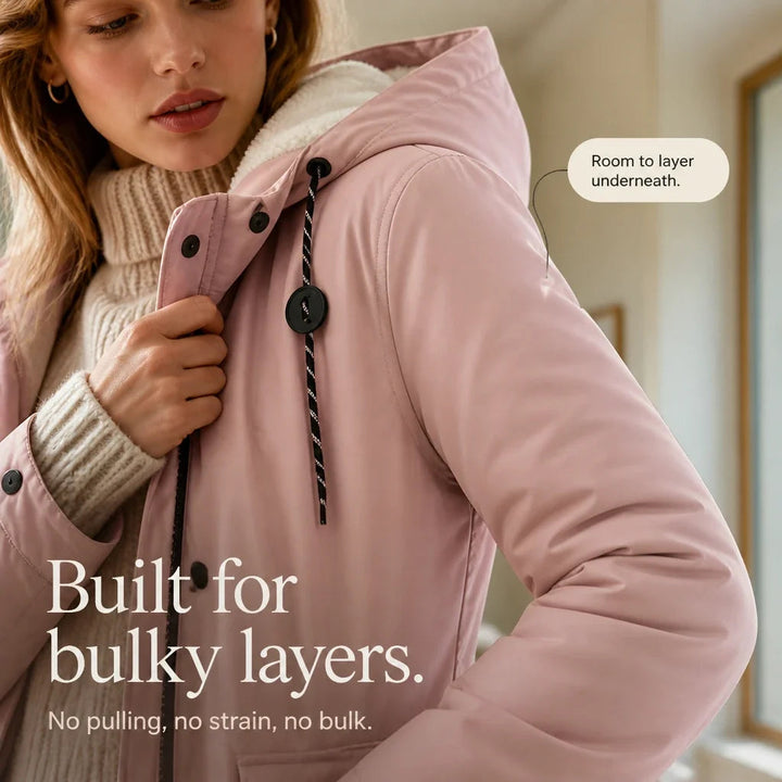 Everwarm | Long Hooded Parka for Women – Stylish Warmth