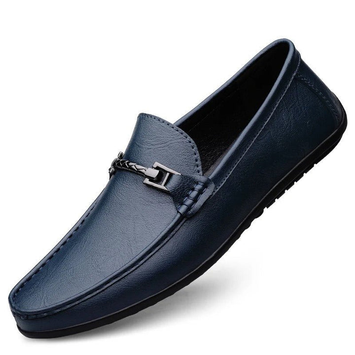 Alessio | Men's Slip-On Breathable Leather Loafers