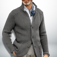 Sebastian | Stand-Collar Cardigan for Smart Everyday Wear