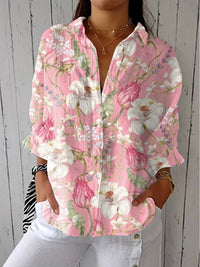 Liana | Relaxed Floral Print Everyday Blouse