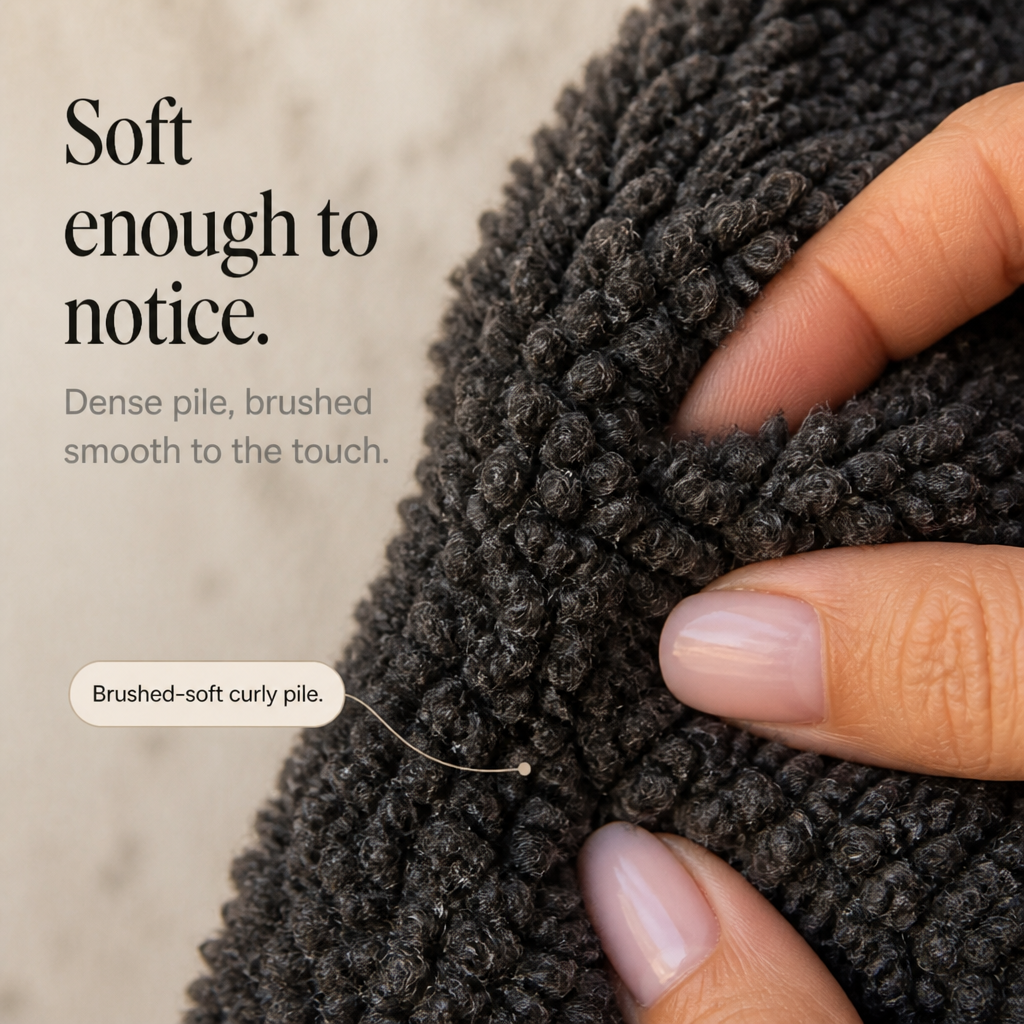 Ariane | Curly Faux Fur Jacket – Cozy Button-Front Design