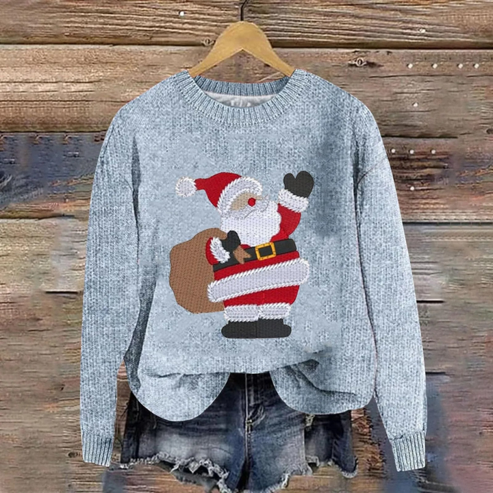 Angelika | Christmas Sweater with Santa Design for Everyone