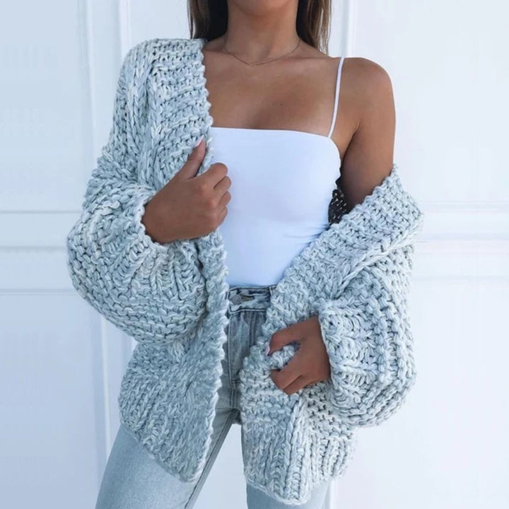 Solène | Chunky Knit Open Cardigan