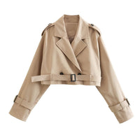 Elise | Women's Elegant Tailored Short Trench Coat