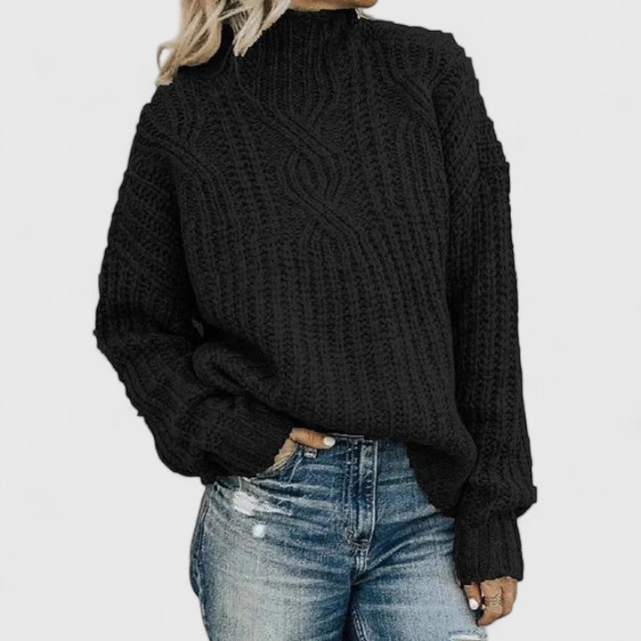 Natalie | Classic Cable Knit Sweater