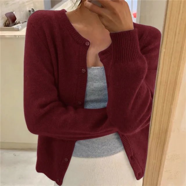 Lucienne | Strickjacke mit Knopfleiste vorn