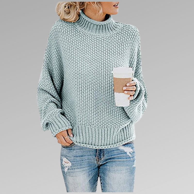 Victoria | Strickpullover mit Stehkragen