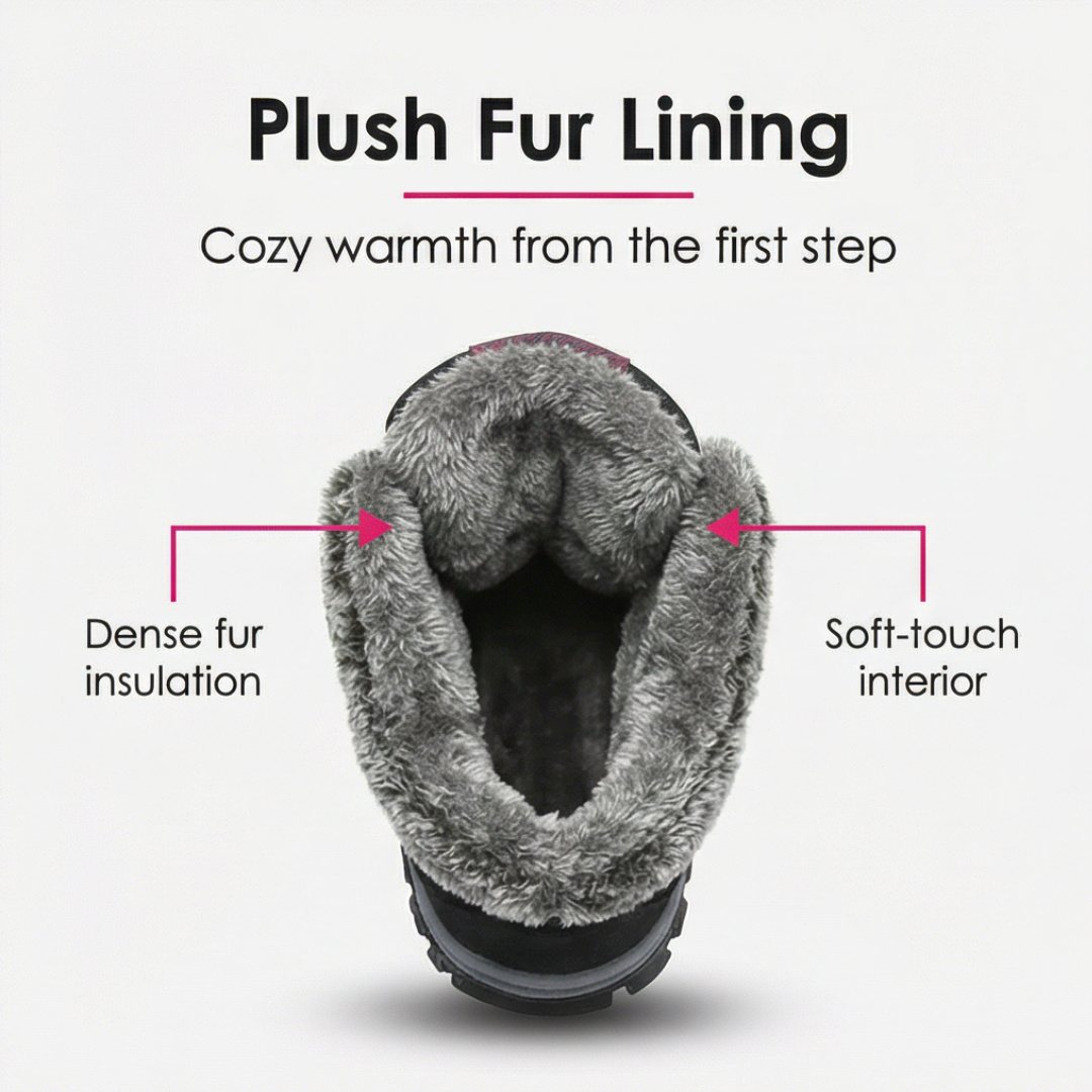 Snowstep | Winter Ankle Boots – Cozy Fur Lining for Women