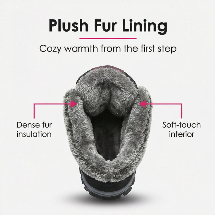 Snowstep | Winter Ankle Boots – Cozy Fur Lining for Women