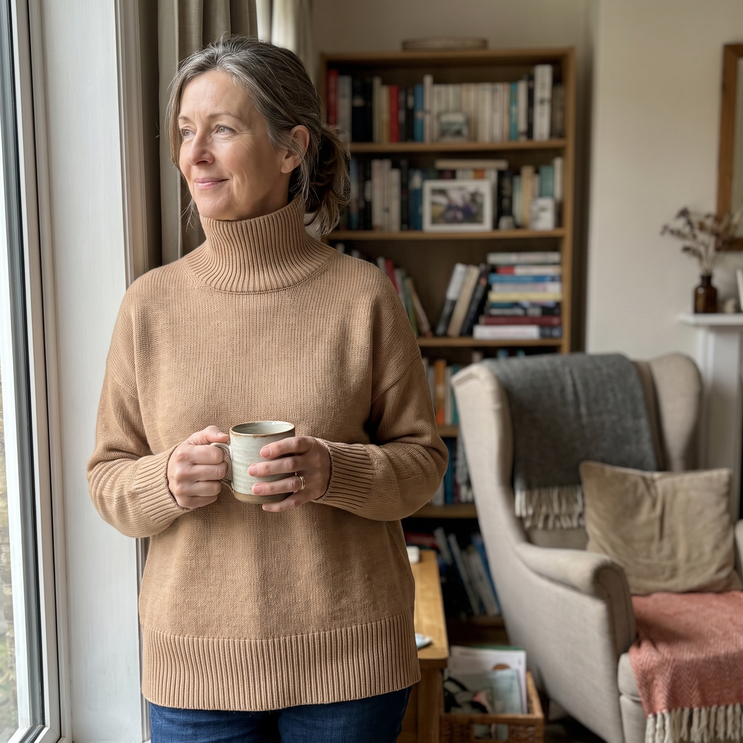 Aria | Oversized Turtleneck Sweater for Effortless Style