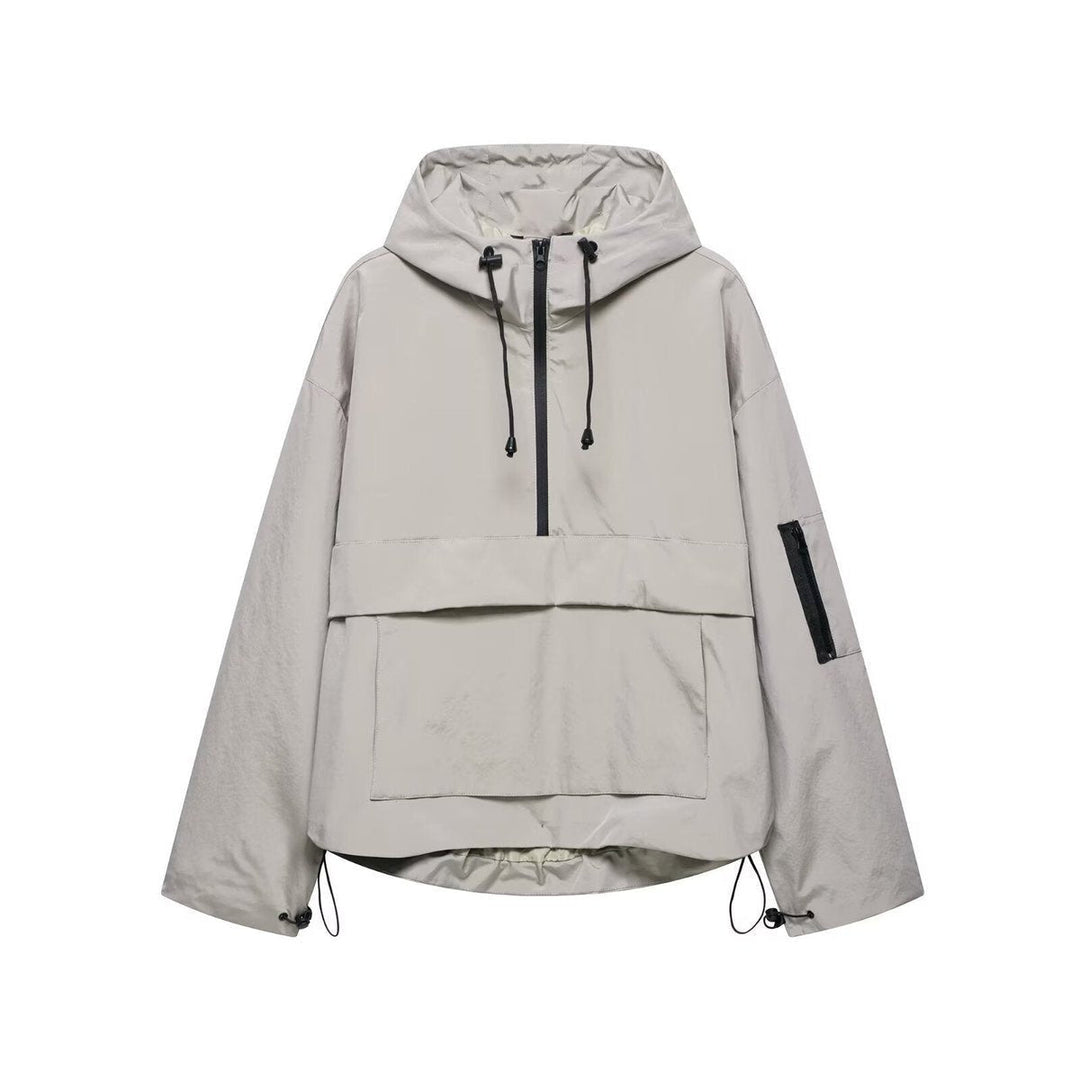 Elysia | Hooded Anorak Jacket – Wind-Resistant & Water-Repellent for Women
