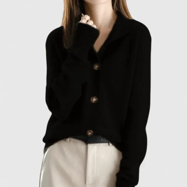 Sylvie | Klassische Strickjacke