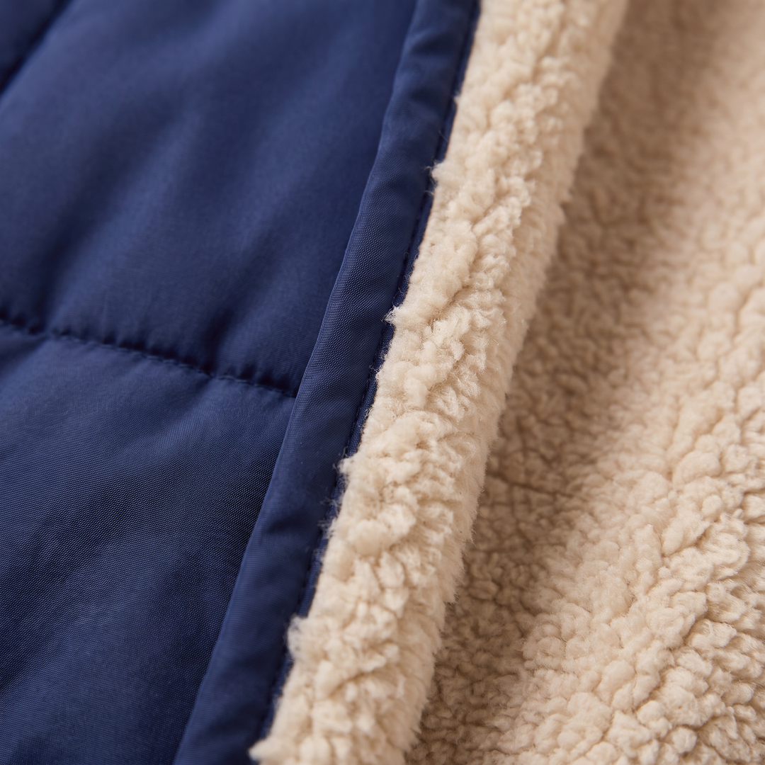 Borga | Longline Puffer Coat – Reversible Design for Women